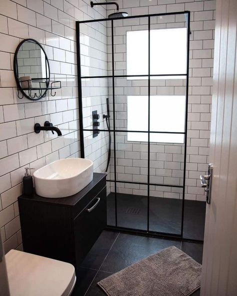 industrial tiny bathroom - Ecosia - Images Tiny Bathroom Ideas, Curtains Bathroom, Small Bathroom Interior, Stick Crafts, Aesthetic Bathroom, Kitchen Design Modern White, Tiny Bathrooms, Popsicle Stick, Small Bathroom Design