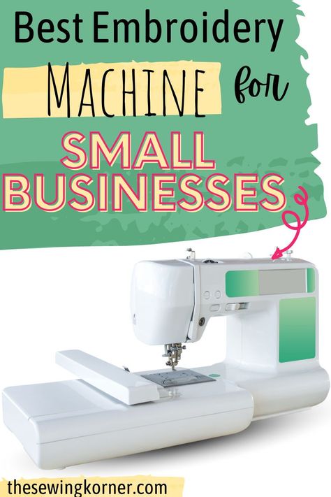 An embroidery business can be very lucrative once you learn what it takes to get started. Today’s best embroidery machine for small business use is fully automated, making it super-easy to learn. Used Embroidery Machines, Embroidery Machines For Sale, Embroidering Machine, Embroidery Sewing Machine, Embroidery Business, Best Embroidery Machine, Different Lettering, Sewing And Embroidery, Brother Embroidery Machine