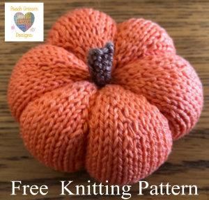 Halloween Knitting Patterns, Pumpkin Patterns Free, Halloween Knitting, Knitting Blogs, Crochet Pumpkin, Easy Knitting Patterns, Paintbox Yarn, Unicorn Design, Pumpkin Pattern