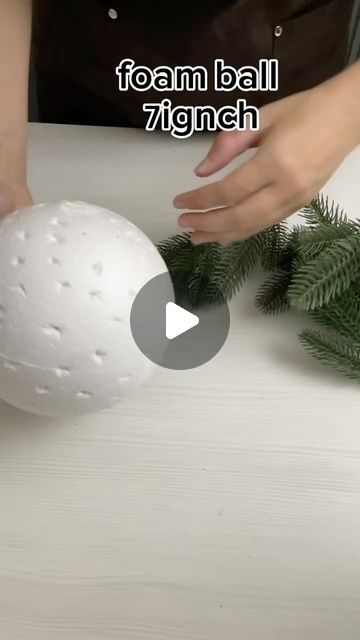 Christmas Loviing on Instagram: "New diy idea ✨🎄

Video by : @decorbox_ua 

#christmas #love #diy #christmastree #christmasdecor #christmastime #christmasdecorations #christmaslights" Foam Ball Ornaments Diy Christmas, Polystyrene Balls Craft Xmas, Rhinestone Christmas Ornaments Diy, How To Make Christmas Balls, Diy Baubles Christmas, Christmas Centrepiece Ideas Diy, Easy Diy Christmas Decorations For Home, Christmas Ball Crafts, Baubles Diy Christmas