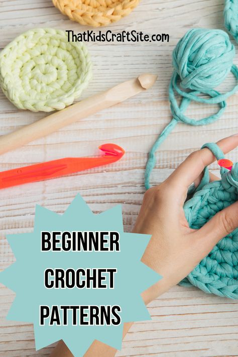 Beginner Crochet Patterns Kids Crochet Projects Beginner, Beginner Crochet Projects For Kids, Easy 1 Hour Crochet Projects, Simple Beginner Crochet Projects, Crochet For Kids Beginner, Small Crochet Projects For Beginners, Easy Crochet For Kids, Easy Crochet Projects For Kids, Beginner Crochet Projects Step By Step Free Pattern