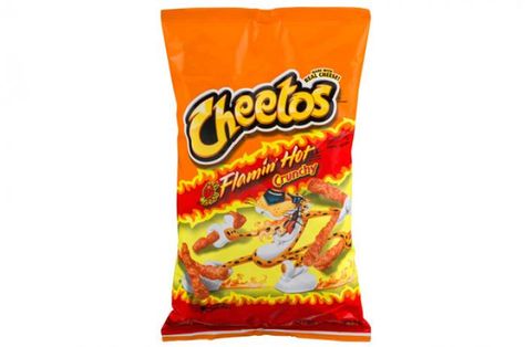 Potato Chips from America's Unhealthiest Packaged Snack Foods Spicy Cheetos, Cheetos Flavors, Cheetos Cheese, Bag Of Cheetos, Cheetos Crunchy, Hot Snacks, Cheesy Snack, Cheese Packaging, Hot Cheese