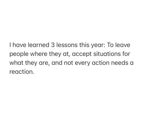 "Sharing my growth this year! Here are 3 lessons I've learned so far: letting go of negativity, accepting things as they are, and picking my battles." "Learning and growing every day! ✨ This year, I've realized the importance of not taking everything personally, trusting the universe's plan, and focusing on my own energy." "Life lessons This year have taught me to set boundaries, prioritize my peace, and respond with grace, not always reaction." What are some lessons you've learned this ye... Learning To Let Go Quotes Life Lessons, Not Taking Things Personally Quotes, I’ve Learned Quotes, Being At Peace Quotes Letting Go, Set Your Boundaries Quotes, This Year I Learned Quotes, What Life Has Taught Me Quotes, Life Not Going As Planned Quotes, I Learned Quotes Life Lessons