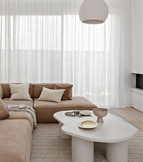 Monday mood 〰️ After a busy weekend I would love to be curled up on the couch today. But at least the days are starting to warm up and spring is just around the corner! Who else can't wait for spring?! 📷 @pinterest #tasmania #tasmaniag #interiordesign #interiorlover #livingroom #tasmaniadesign #launcestoninteriordesign #hobartreno #hobartinteriordesign #brightoninteriors #melbourne_insta #sydneyinteriordesigner #homestyle #myaustralianinterior #myhomevibe #neutralinterior #moderninteri... Star Bedroom, Warm Minimalism, Monochrome Bedroom, Floor Rugs Bedroom, Miami Interior Design, Contemporary Scandinavian, Diy Blinds, Real Estat, Beige Tones