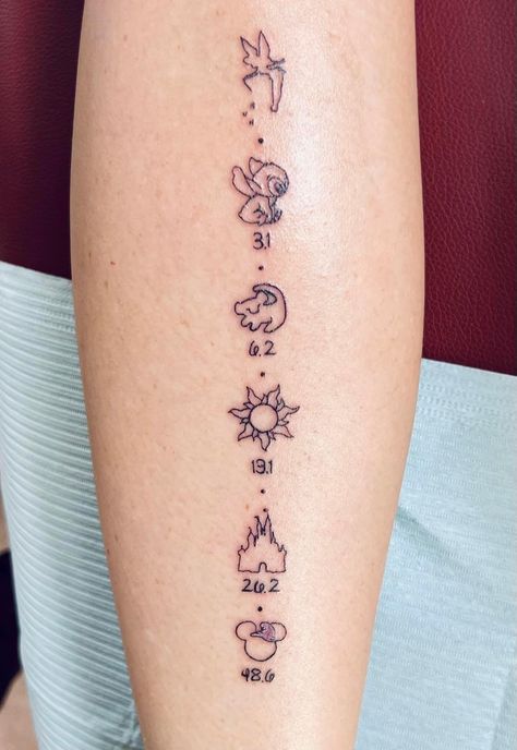 Small Stitch Tattoo Outline, Disney Charm Tattoo, Disney Tattoos Black And White, Disney Spine Tattoo, Disney Glitter Tattoo, Disney Brave Tattoo, Fine Line Disney Tattoo, Minimal Disney Tattoo, Disney Fine Line Tattoo