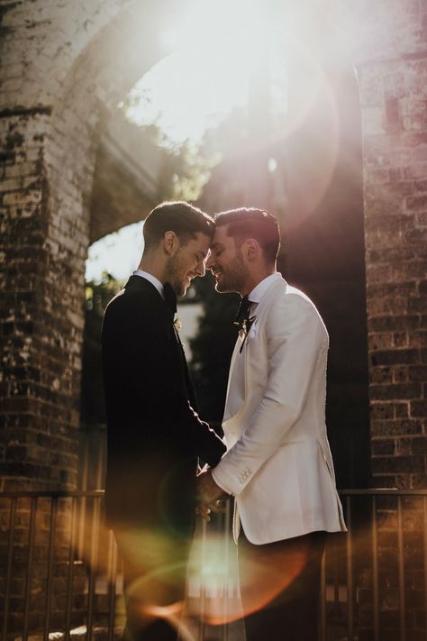 Tux Prom, Gay Wedding Photography, Gay Wedding Photos, Men's Tuxedo, Man Wedding, Suits Wedding, Lgbt Wedding, Lgbtq Wedding, Prom Suits