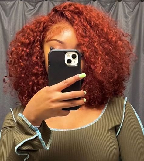 Natural Hair Dye Colors For Black Women, Ginger Black Women Hair, Colors To Dye Your Hair Black Women Dark Skin, Cute Hair Dye Ideas For Black Hair, Natural Hair Color Dye Ideas Black Women, Copper Dyed Hair Black Women, Hair Color On Natural Hair Black Women, Red Hair On Natural Hair, Fall Colors To Dye Your Hair Black Women