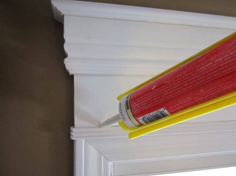 Window Trim Ideas--How to Add Bulk to Small Window Casing / HomeStagingBloomingtonIL Add To Existing Door Trim, Adding Trim To Existing Door Trim, Window Trim Ideas, Window Molding Trim, Molding Ideas, Molding Ceiling, Trim Ideas, Window Molding, Window Casing