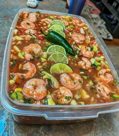 Mexican Shrimp Cocktail Recipe, Shrimp Cocktail Recipe, Mexican Shrimp Cocktail, Cocktail Shrimp Recipes, Mexican Shrimp, Low Carb Mexican, Ceviche Recipe, Shrimp Ceviche, Shrimp Recipes Easy