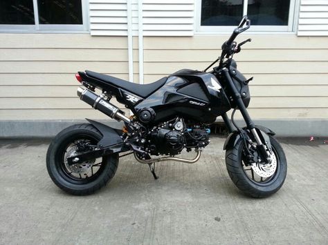 Honda Grom Mods, Honda Msx 125, Future Bike, Honda Grom, Honda Cub, Biker Aesthetic, Honda Bikes, Jeep Accessories, Pit Bike