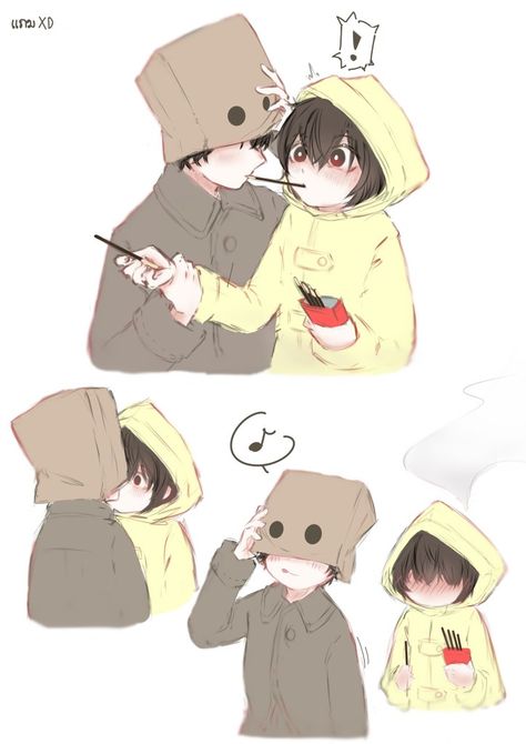 Nightmares Artwork, Innocent Love, Little Misfortune, Nightmares Art, Little Nightmares Fanart, Little Nightmares, Boboiboy Galaxy, Cute Stories, Dessin Adorable