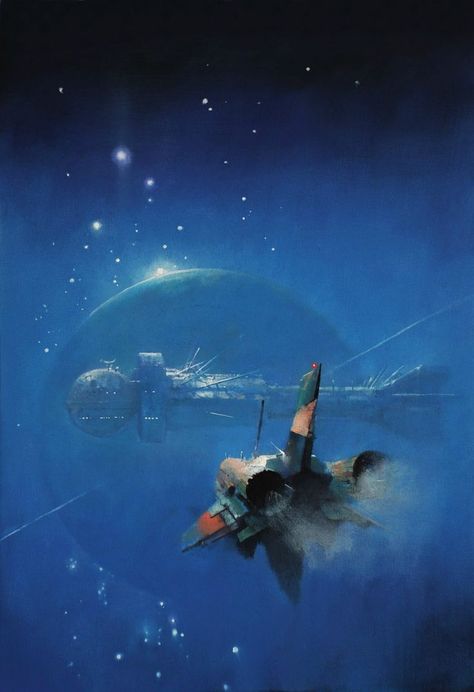 70s Sci-Fi Art: crossconnectmag: John Harris born 1948... John Harris, Novel Game, Science Fiction Artwork, 70s Sci Fi Art, Arte Peculiar, Scifi Fantasy Art, Sf Art, Space Fantasy, Sci Fi Ships