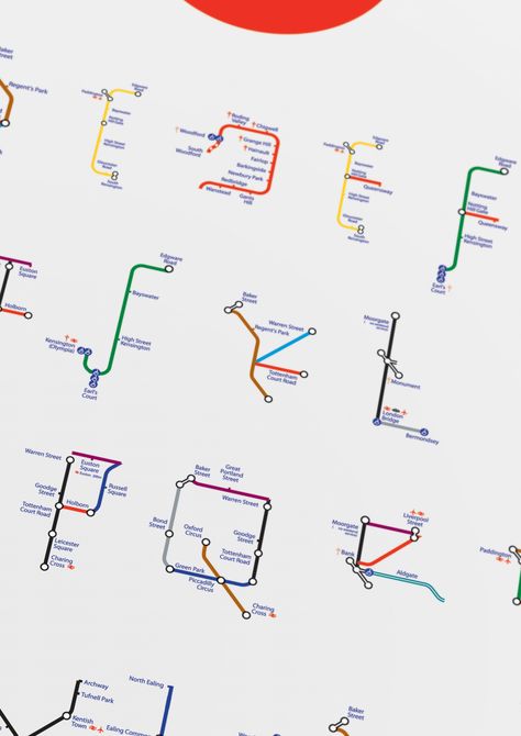 Modular Typography, Modular Typeface, Modular Type, London Underground Tube Map, London Underground Train, Wim Crouwel, Amazing Book Covers, Maps Aesthetic, Cv Inspiration