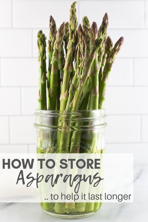 How To Store Asparagus, Cook Asparagus, Asparagus Seasoning, Fresh Asparagus, Simply Recipes, How To Store, Asparagus Recipe, Fermented Foods, Kitchen Recipes