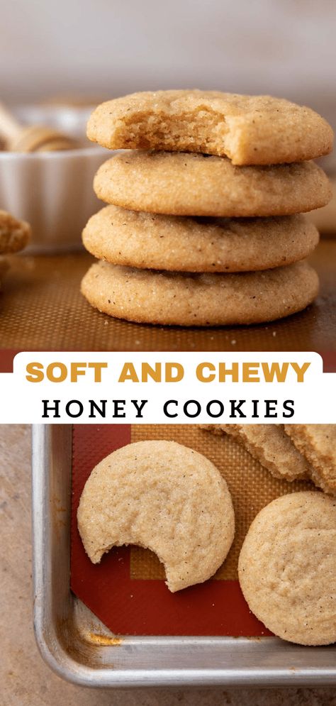 Honey Cookies Recipe, Honey Dessert, Lifestyle Of A Foodie, Honey Cake Recipe, Honey Cornbread, Honey Cookies, Food Time, Honey Buns, Snacks Saludables