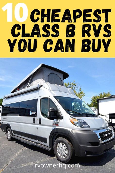 Class B Rv Vans, Rv Vans, Best Pop Up Campers, Winnebago Revel, Motorhome Living, Rv Interior Design, Motorhome Travels, Rv Camping Tips, Rv Travel Trailers