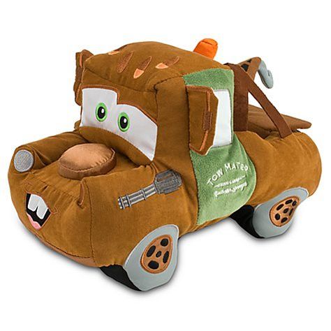 Who's the cuddliest two truck in the west??? MATER THE TOW TRUCK LARGE DISNEY PLUSH SOFT TOY (12 INCHES) (from Disney-Pixar's "Cars") Playroom Boy, Disney Cars Bedroom, Cars Bedroom, Car Themed Bedrooms, Mcqueen Cars, Jim Shore Disney, Bear Bed, Cars 2006, Tow Mater