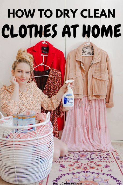 How To Dry Clean At Home Diy, Dry Cleaning Clothes, Washing Clothes By Hand, How To Shrink Clothes, Dry Cleaning At Home, Clean Clothes, Clean Linen, Expensive Clothes, Just Wait