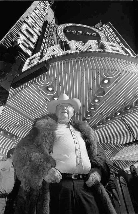 benny binion Binions Las Vegas, Old Vegas, Mafia Gangster, Las Vegas Casino, 11x17 Poster, Beatles Yellow, Vegas Vacation, Personal Business, Downtown Las Vegas