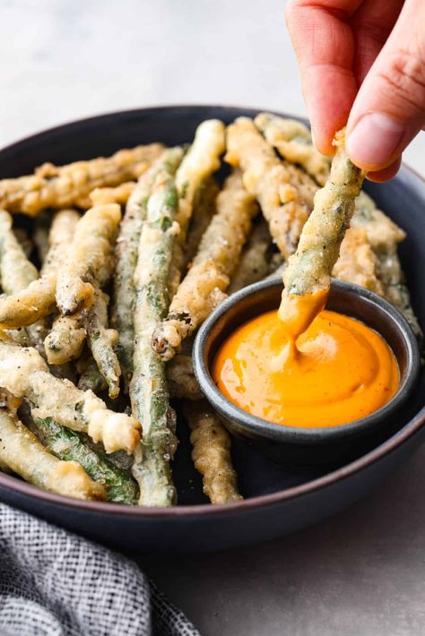 Crispy Fried Green Beans (P.F. Chang's Copycat) - The Recipe Critic P F Changs Green Beans, Crispy Air Fried Green Beans, Copycat Pf Chang Green Beans, P.f. Chang’s Crispy Green Beans, Copycat Pf Chang's Spicy Green Beans, P F Chang’s Green Beans, Crispy Fried Green Beans, Pf Chang’s Green Beans, Pf Chang Green Bean Recipes