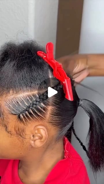 221K views · 25K likes | HD lace, 13x6 Half Lace Wig & Bundles on Instagram: "Butterfly braided ponytail sleeking!👍🏾Stylist is tagged~  🛒Click our bio website to choose favorite bundles  🤑Use discount code: “VVV” 💥Free 24hrs worldwide shipping  💥Pay later with PayPal Klarna Afterpay  . .  . . . . . . #naturalhair  #hairjourney #hairtutorials #explorepage  #satisfyingvideos #blackgirlmagic  #hairstyles #ponytail  #braids#hairextensions#rawhair #blackgirlhairstyles #inspiration  #hairweave #melaninpoppin  #arroganttae #tiktokviral  #naturalhairstyles #ponytailslayer #transformation #edgesonfleek #edges #ponytailweave #trendinghair #sleekponytail" Ponytail With Butterfly Braid, Barbie Ponytail With Braids, 2 Braids With Weave Ponytail, Quick Teen Hairstyles Black, Kids Weave Ponytail, Girl Braids Hairstyles Kids Black Little Ponytail, Butterfly Braid With Weave Ponytail, Easy Quick Braided Hairstyles With Weave Braids, 3 Part Braided Ponytail