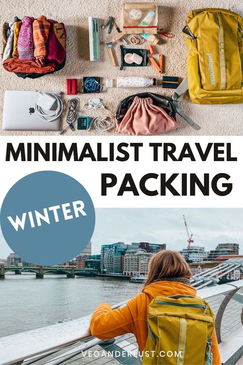 Discover the art of minimalist packing for winter travel. This minimalist packing list breaks down the essentials, ensuring you stay warm without the bulk. From layering tips to versatile items that work overtime, we've got your cold-weather travel covered. Work Travel Packing, Packing For Cold Weather, Minimalist Travel Packing, Winter Travel Wardrobe, Minimalist Travel Wardrobe, Japan Travel Outfit, Winter Travel Packing, Cold Weather Packing, Weekend Packing List