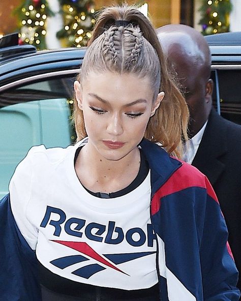 Which Hairstyles Are Cultural Appropriation? Here's Everything You Need to Know - Femestella Gigi Hadid Hair, Jessica Simpson Hair, Soccer Hairstyles, Soccer Hair, Softball Hairstyles, Sport Hair, Cheer Hair, Gym Hairstyles, Game Day Hair