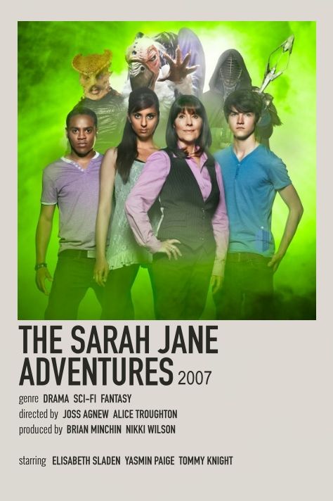 a polaroid poster of the sarah jane adventures (2007-2011) made by @bambi🌹 (me) follow me for more #tvshowsaddict #sarahjaneadventures #cbbc #british #bbc #britishkids #childhood #memories #shows Sarah Jane Adventures, Polaroid Posters, Polaroid Poster, Sarah Jane, Doctor Who, Childhood Memories, Bbc, Favorite Tv Shows, Follow Me