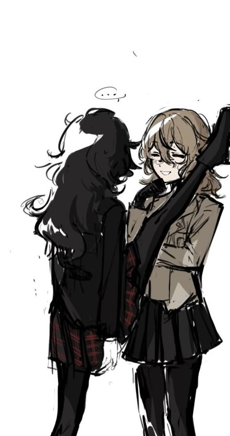 Female Akechi Goro, Fem Akira Kurusu, Female Akechi, Female Ren Amamiya, Joker Akechi, Fem Joker, Manga Making, Persona Oc, Persona Icons