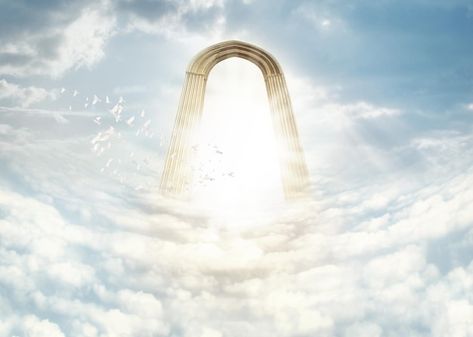 Heaven Nails, Gate Images, Norwegian House, Heaven Pictures, Church Backgrounds, Church Media Design, Pearly Gates, Heaven's Gate, Heaven Art