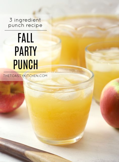 Fall Bridal Shower Punch Recipes, Punch Recipes Thanksgiving, Nonalcoholic Fall Punch, Punches For Parties Alcohol, Punch Drinks Party, Small Batch Punch Recipe, Non Alcoholic Fall Drinks For Parties, Fall Punches Non Alcoholic, Fall Punch Ideas Non Alcoholic