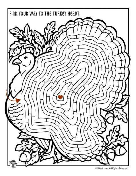 Printable Thanksgiving Activity Pages and Coloring Pages | Woo! Jr. Kids Activities Turkey Maze Printable, Thanksgiving Search And Find Pictures, Thanksgiving Activities For School Age, Fall Worksheets For Middle School, Thanksgiving Worksheets 4th Grade, Thanksgiving Activity Sheets For Kids, Thanksgiving Mazes Free Printable, Fall Activities For Kids Free Printable, Fall Printable Activities