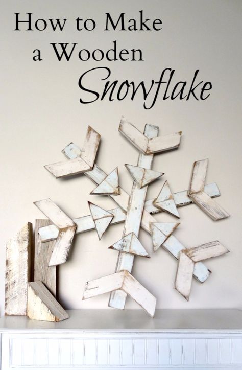 Best DIY Snowflake Decorations, Ornaments and Crafts - Wooden Snowflake - Paper Crafts with Snowflakes, Pipe Cleaner Projects, Mason Jars and Dollar Store Ideas - Easy DIY Ideas to Decorate for Winter - Creative Home Decor and Room Decorations for Adults, Teens and Kids http://diyjoy.com/diy-projects-snowflakes Pallet Snowflake Diy, Diy Large Wooden Snowflake, Diy Lighted Snowflake, Large Wooden Snowflakes, Wood Snowflake Decor, Wood Winter Decor, Large Wooden Snowflakes Diy, Wooden Winter Decor, Wooden Snowmen Diy