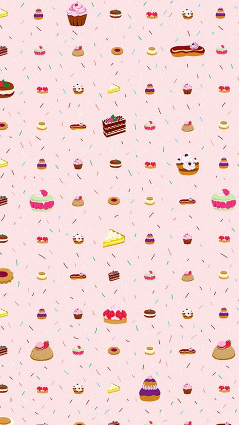 Pink background cute cake H5,wallpaper pattern，wallpaper pattern vector Cool Wallpaper Iphone Vintage, Computer Wallpaper Pattern, Cupcakes Wallpaper, Cake Background, Cake Wallpaper, New Wallpaper Iphone, Whatsapp Wallpaper, Food Wallpaper, Wallpaper Accent Wall