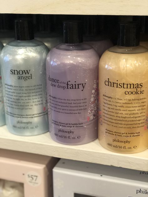 Christmas Body Care, Philosophy Shower Gel, Winter Skincare, Winter Scents, Body Hygiene, Snow Angel, Shower Skin Care, Pretty Skin Care, Bath And Body Care