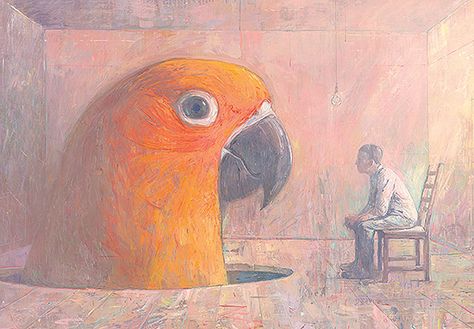 Shaun Tan, Surreal Artwork, Wow Art, Painting Illustration, Surreal Art, Daily Art, Book Illustration, 그림 그리기, Art Day