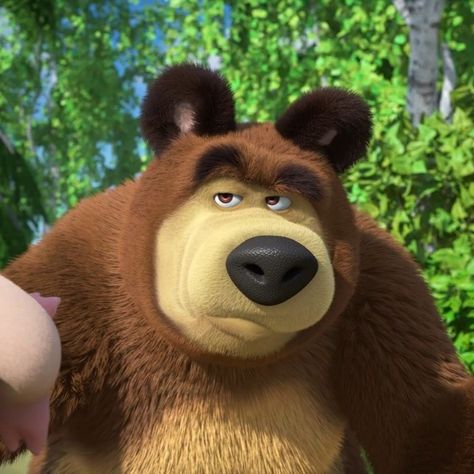 Bear From Masha And The Bear, Weird Characters, Smash Board, Weird Photos, Masha And The Bear, The Bear, Disney, Quick Saves