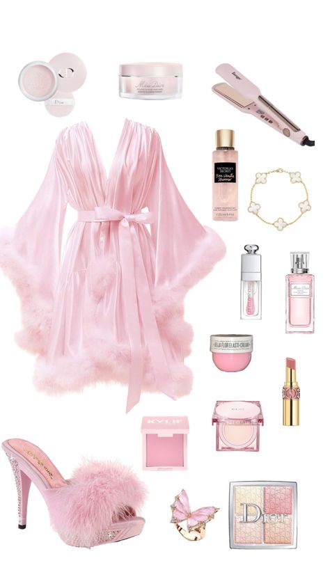 @igirlblog #myfirstshuffle #beauty #outfitinspo #victoriassecret #aesthetic #selfcare #skincare #makeup #hyperfeminine #pink #coquetteaesthetic #softpink #softgirl #girlblog #igirlblog Hyperfeminine Aesthetic, Softgirl Outfits, Fancy Robes, Aesthetic Selfcare, Rave Dress, Selfcare Skincare, Old Fashion Dresses, Vintage Nightgown, Cutout Bodysuit