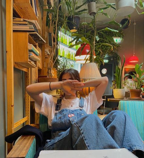 this isn't my photo lol i saved it and it put it in my created??? Photography Poses Coffee Shop, Photo Ideas At Coffee Shop, Coffee Shop Study Outfit, Aesthetic Insta Posts No Face, No Face Coffee Photo, Shy Girl Photoshooting Ideas, Outfit Pics Instagram No Face, Coffee Shoot Photo Ideas, Poses That Hide Your Face