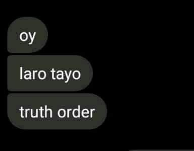 Funny Gc Names, Gc Name, Babe Memes, Gc Names, Pinoy Humor, Funny Text Pictures, Tagalog Quotes Hugot Funny, Au Memes, Filo Memes