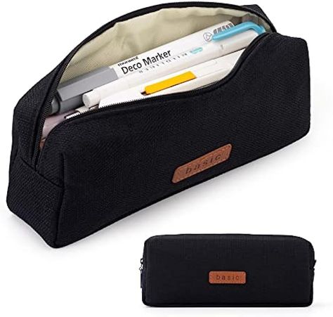 Canvas Pencil Case Student Pouch Coin Cosmetic Bag Office Stationery Organizer For Teen Girl Boy School Supplies - AliExpress 21 Pencil Cases For Girls, Stationery Organizer, Canvas Pencil Case, School Pencil Case, Pen Organization, School Pencils, Pencil Case Stationery, Rv Parts And Accessories, Organize Fabric