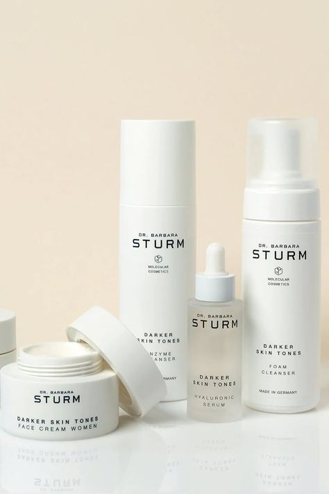 Best Barbara Sturm Products | Are They Worth It? Medical Product Photography, 111 Skin, Skincare Package, Photography Reference, Tone Face, Skincare Products Photography, Dr Barbara Sturm, Barbara Sturm, Products Photography