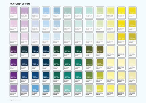 Pantone Color Chart With Codes - PDF - Illustrator - WordLayouts Pantone Color Chart, Hexadecimal Color, Pantone Colors, Document Templates, Color Charts, Cmyk Color, Pantone Color, Color Chart, Illustrator