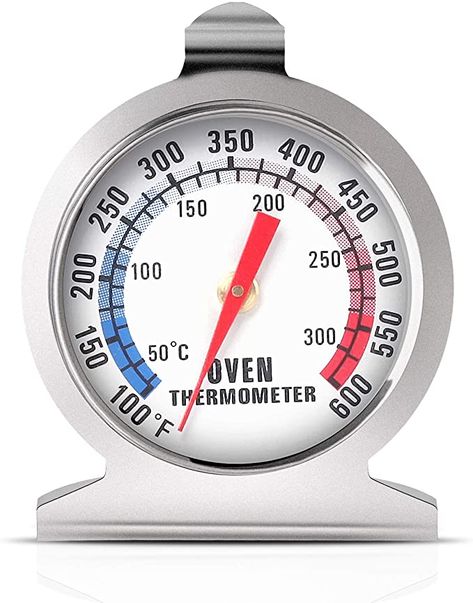 Amazon.com: Oven Thermometer 50-300°C/100-600°F, Oven Grill Fry Chef Smoker Thermometer Instant Read Stainless Steel Thermometer Kitchen Cooking Thermometer for BBQ Baking: Kitchen & Dining Oven Appliance, Oven Thermometer, Oven Temperature, Baking Crafts, Thermometer Temperature, Must Have Kitchen Gadgets, Best Oven, Cooking Thermometer, Steam Oven