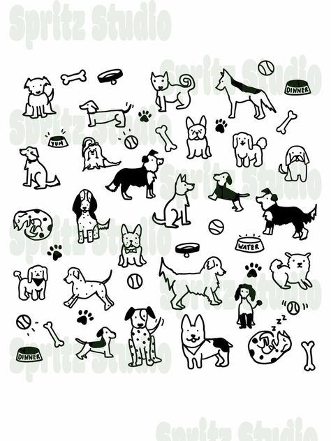 Dog Sketches, Drawn Dog, Black Labs Dogs, Dog Clip Art, Animal Templates, Dog Sketch, Doodle Style, Lab Dogs, Doodle Dog