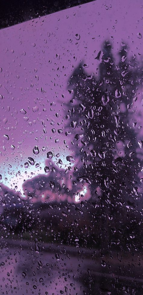 Rain Purple Aesthetic, Purple Aesthetic Background, Purple Flowers Wallpaper, Rain Wallpapers, Purple Vibe, Lavender Aesthetic, Aesthetic Car, Ethereal Aesthetic, Dark Purple Aesthetic