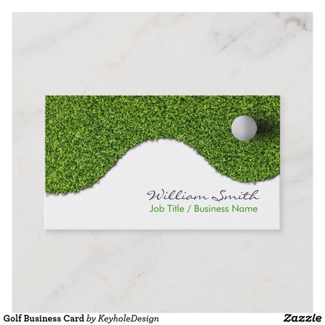 Golf Business Card Coach Business Card, Gift Box Punch Board, Golf Business, Golf Invitation, Golf Birthday Cards, Golf Cards, Business Cards Simple, Golf Putter, Golf Birthday