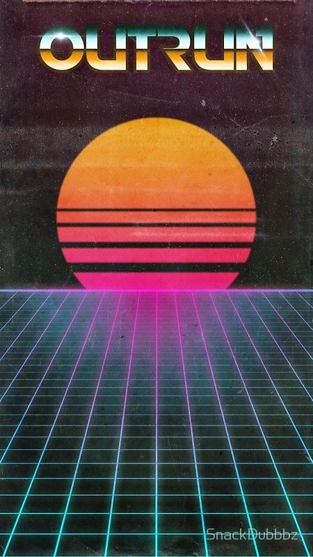 "OUTRUN Poster" Posters by SnackDubbbz | Redbubble 80s Posters Art, 1980s Posters, Retro Synthwave, 80s Posters, Prom Posters, 80s Poster, Synthwave Art, Aesthetic 80s, Neon Retro