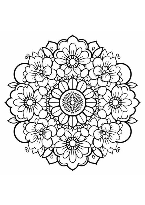 1. Notice This product is an instant download product and no physical product will be shipped. If you have any questions and concerns about the product, please feel free to contact us. Once downloaded you can print them as many times as you like 2. Product content includes 50+ printable PDFs of mandala coloring pages for adults (size A4 - 210 x 297 mm) 3. How to download and use 1. Once you complete your purchase, you will receive a downloadable digital file immediately. 2. You can save the proj Mandala Coloring Pages For Adults, Coloring Pages Mandala, Printable Mandala, Alcohol Ink Crafts, Adult Coloring Designs, Detailed Coloring Pages, Mode Crochet, Mandala Design Pattern, Free Adult Coloring Pages