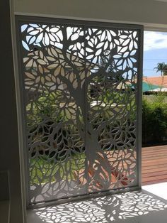 Porch Privacy, Diy Patio Ideas, Residential Entrance, Balcony Wall, Decorative Metal Screen, Privacy Fence Panels, Patio Privacy Screen, Decorative Screen Panels, Garden Privacy Screen